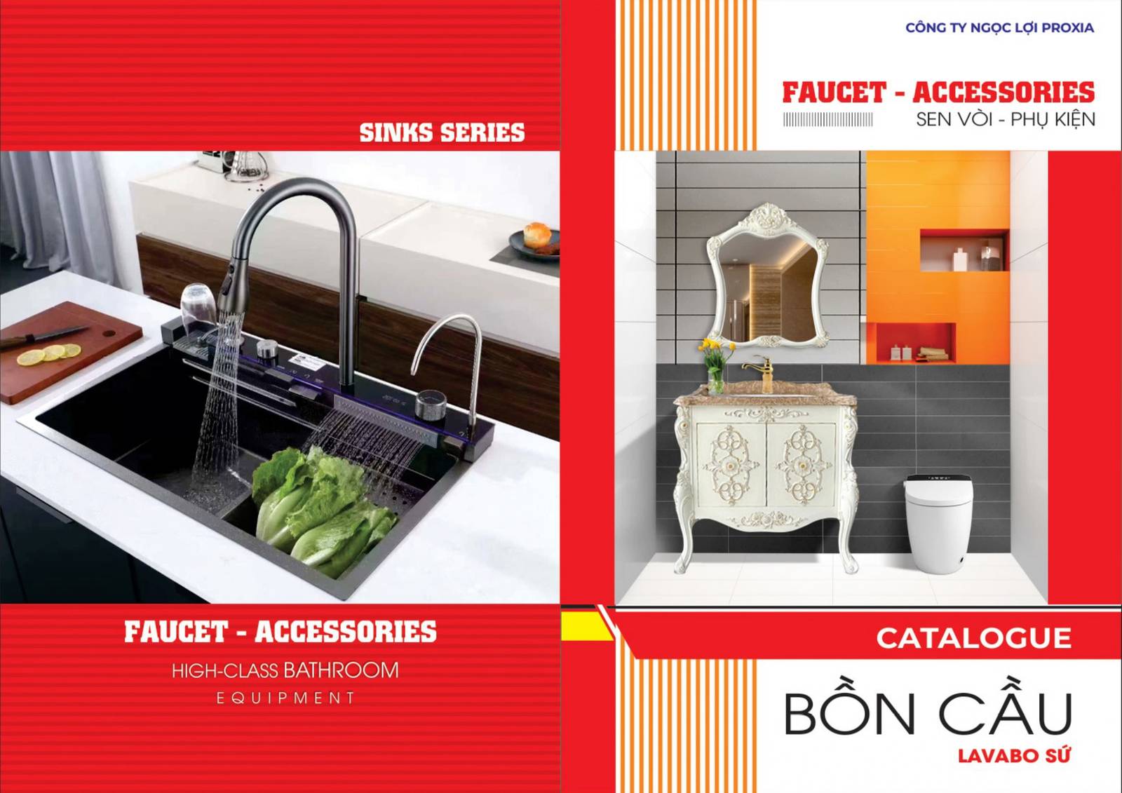 Catalogue và Bảng giá Thiết bị vệ sinh PROXIA mới nhất 2025 /Page 1